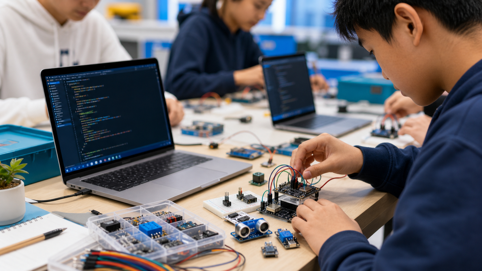 STEM classroom electronics learning