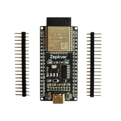 ZEK-05 ESP32 development board top view – ESP32-WROOM-32E, USB-C